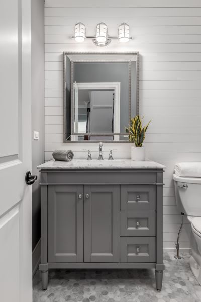 Professional Bathroom Cabinet Refinishing